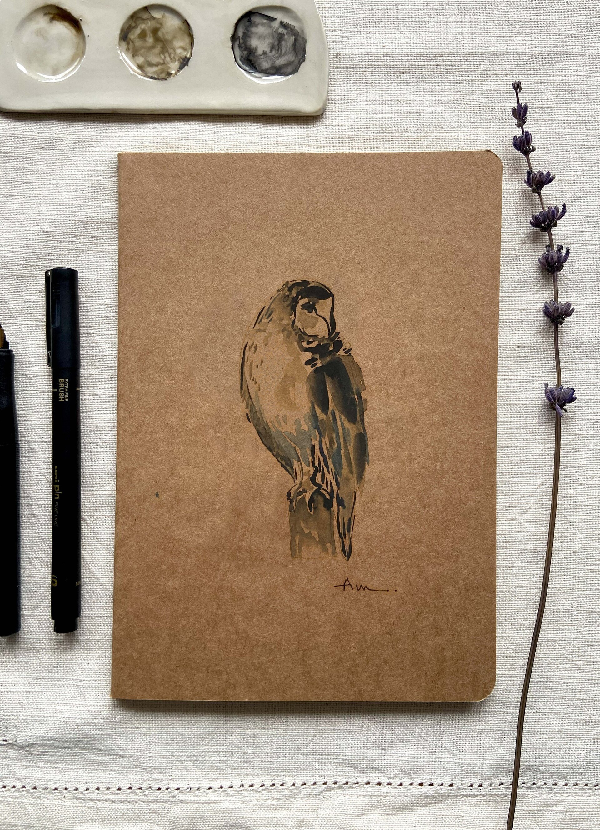 Cuaderno Lechuza posada - 2